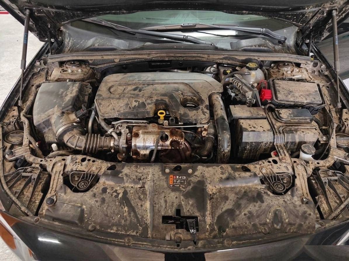 Βρώμικη μηχανή αυτοκινήτου — Platinum Detailing Χανιά